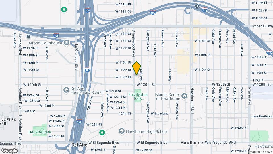 11934 S Inglewood Ave Map and Location Details