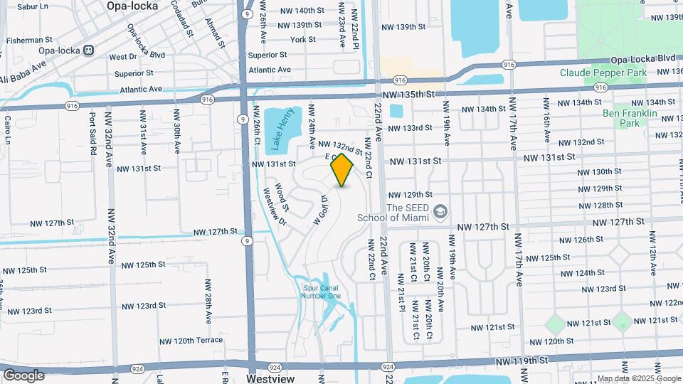 12925 NW 23rd Pl Map and Location Details
