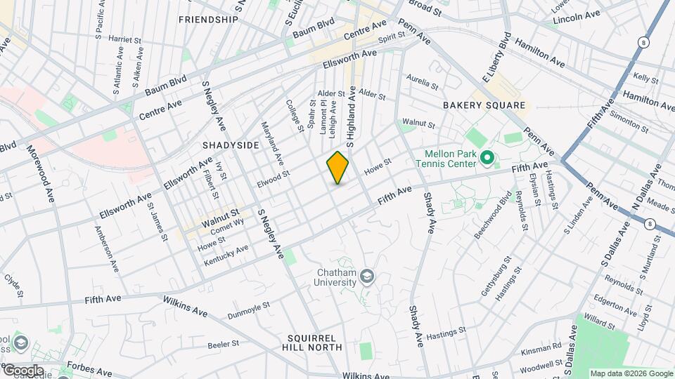 5910 Howe St Map and Location Details