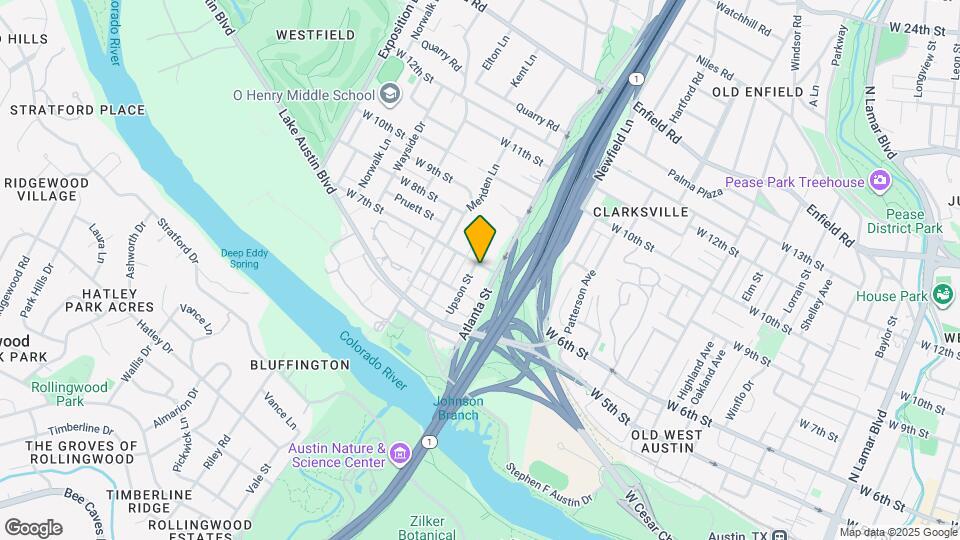 615 Upson St Map and Location Details