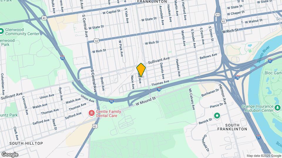 416 S Yale Ave Mapa y Detalles de la Ubicación