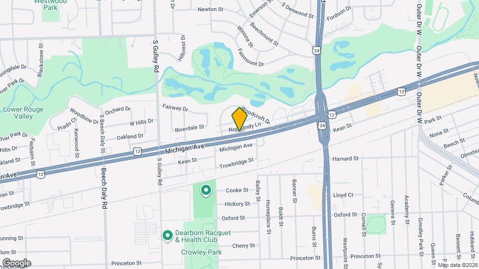 24720 Michigan Ave Map and Location Details