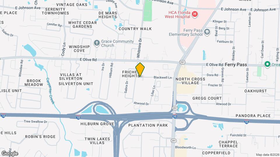 1603 Blackwell Ln Map and Location Details