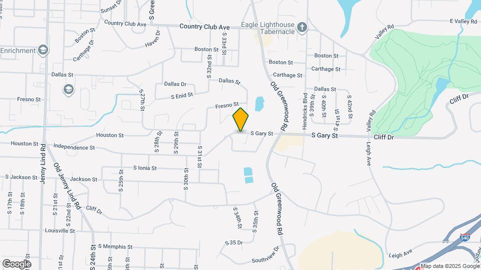 3406 Gary St Map and Location Details