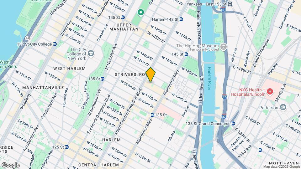 134 W 139th St Map and Location Details