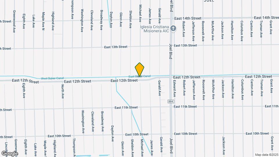 1943 E 12th St Map and Location Details
