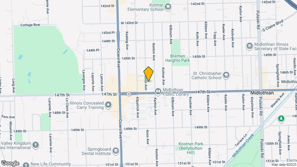 14631 Knox Ave Map and Location Details