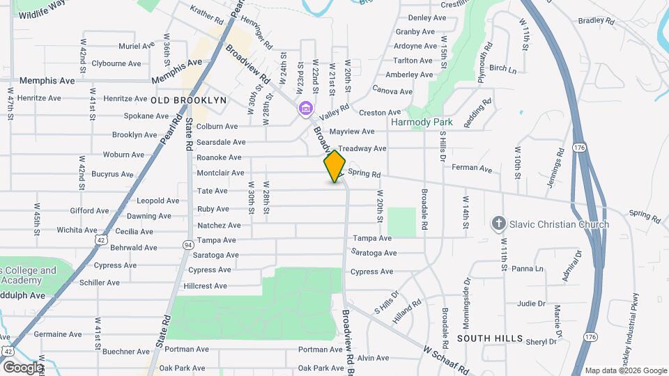 2202 Tate Ave Mapa y Detalles de la Ubicación