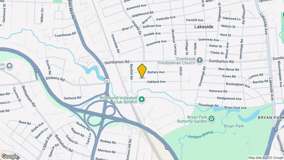 2918 Oakland Ave Map and Location Details