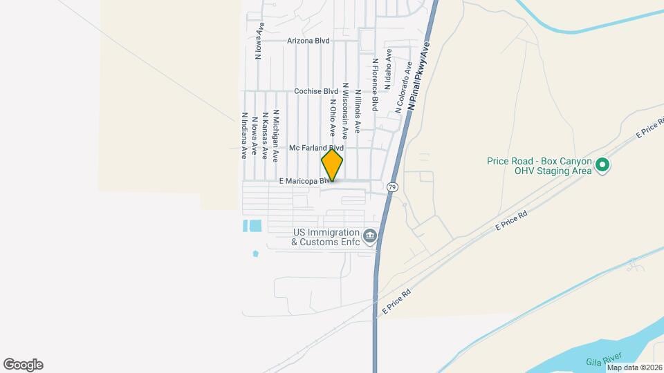 412 E Fiesta Del Sol Map and Location Details