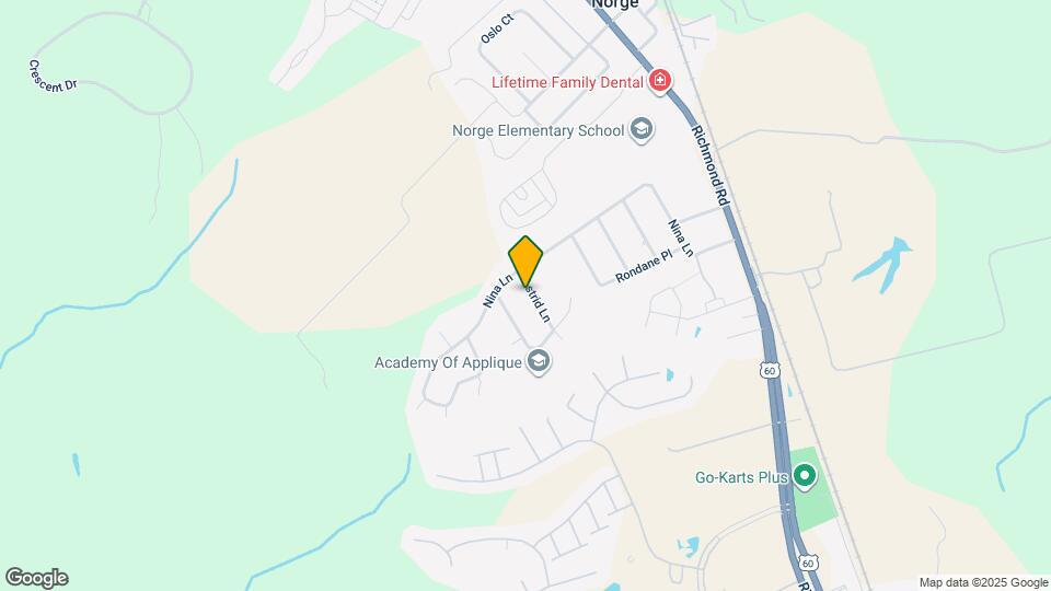 105 Astrid Ln Map and Location Details