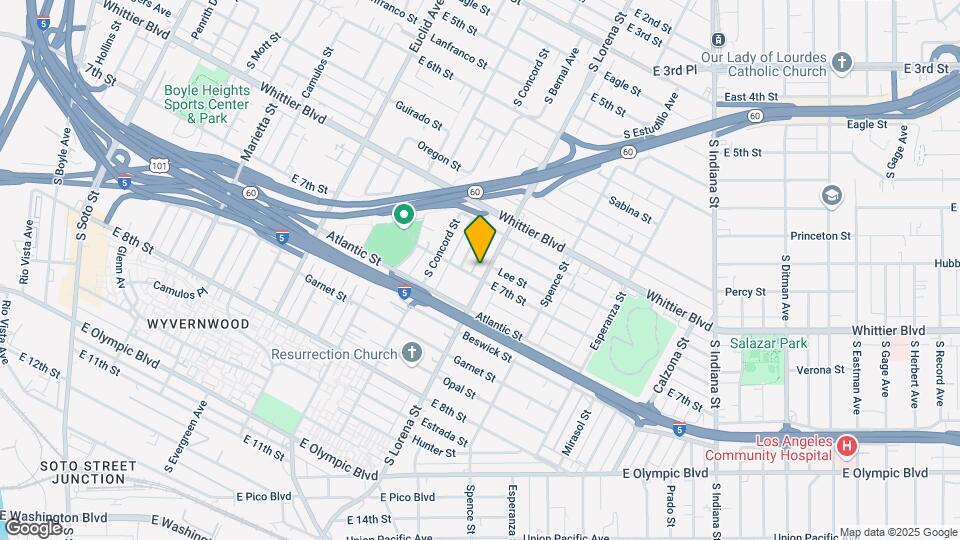 967 S Lorena St Map and Location Details