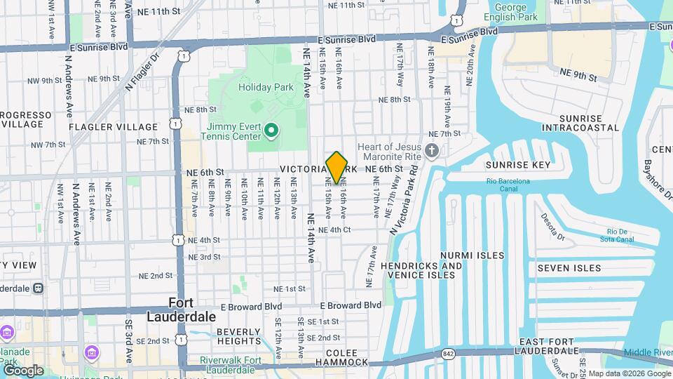 1508 NE 5th Ct Map and Location Details