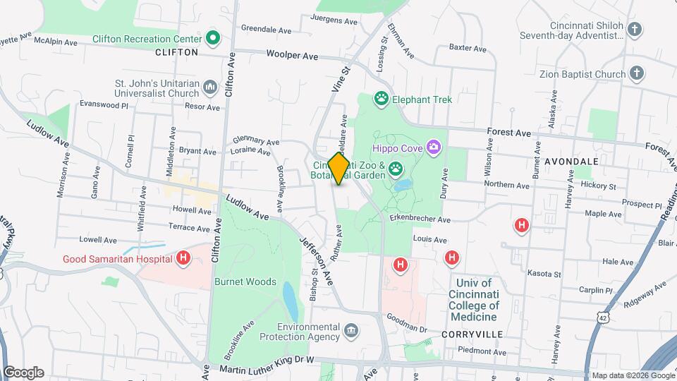 3424 Ruther Ave, Unit 3420 Ruther 5 Mapa y Detalles de la Ubicación