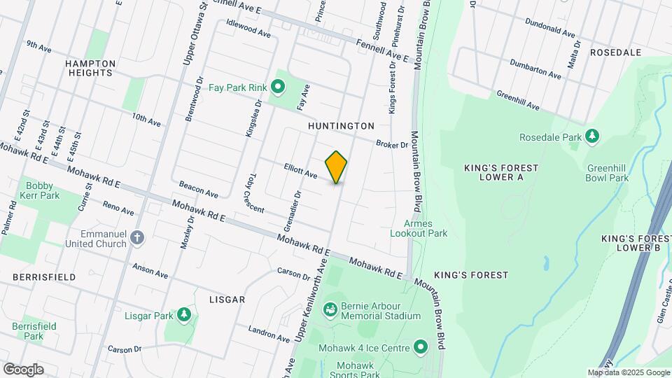 464 Upper Kenilworth Av Map and Location Details