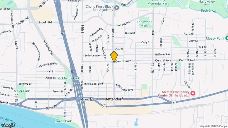 945 18th St Map and Location Details