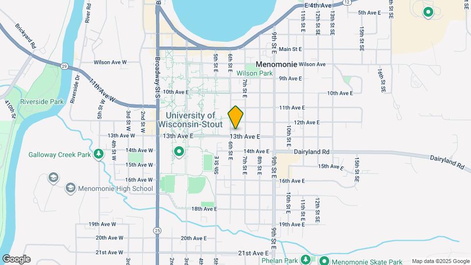 607 13th Ave E Map and Location Details