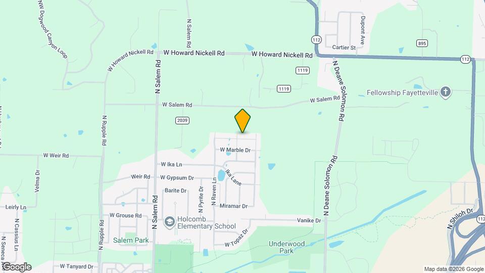 2912 W Featherock Way Map and Location Details