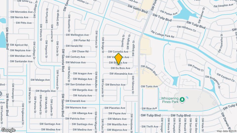 991 SW Du Bois Ave Mapa y Detalles de la Ubicación
