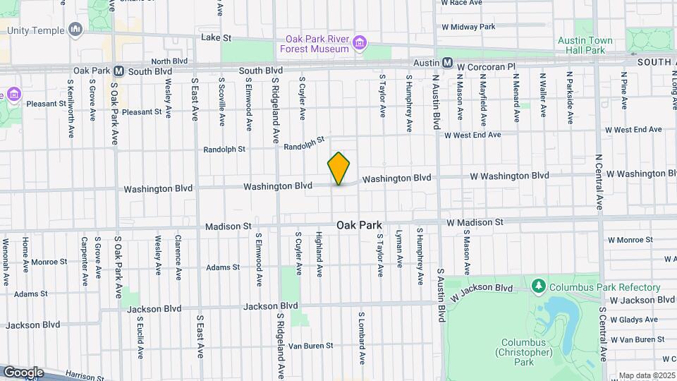 227 Washington Blvd Map and Location Details