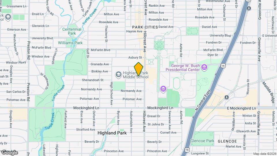 3401 Binkley Ave Map and Location Details