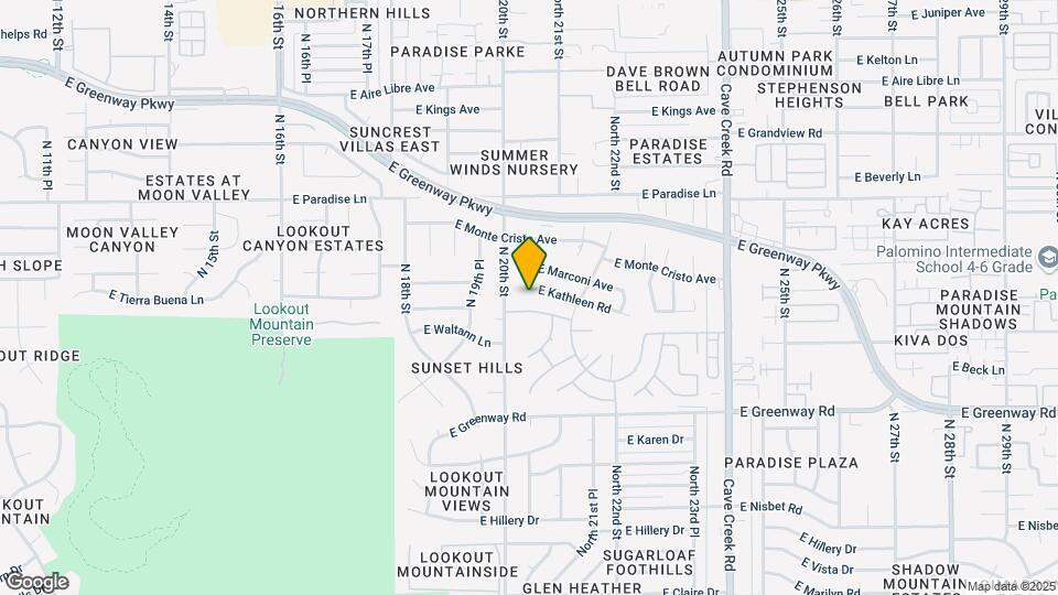 2019 E Kathleen Rd Map and Location Details