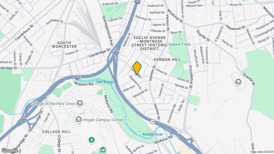 44 Fairfax Rd Map and Location Details