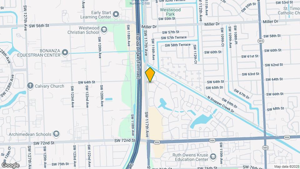 6445 SW 116th Pl Map and Location Details