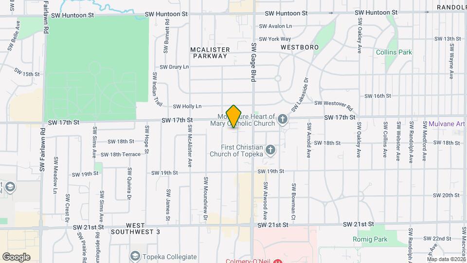 1727 SW Mission Ave Map and Location Details