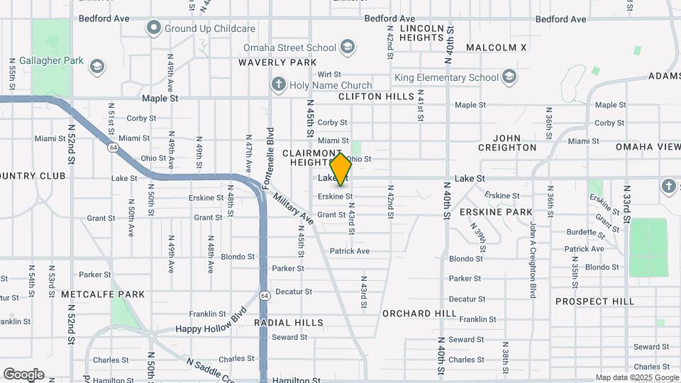 4316 Erskine St Map and Location Details