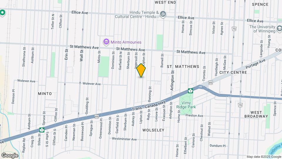 346 Lipton St Map and Location Details