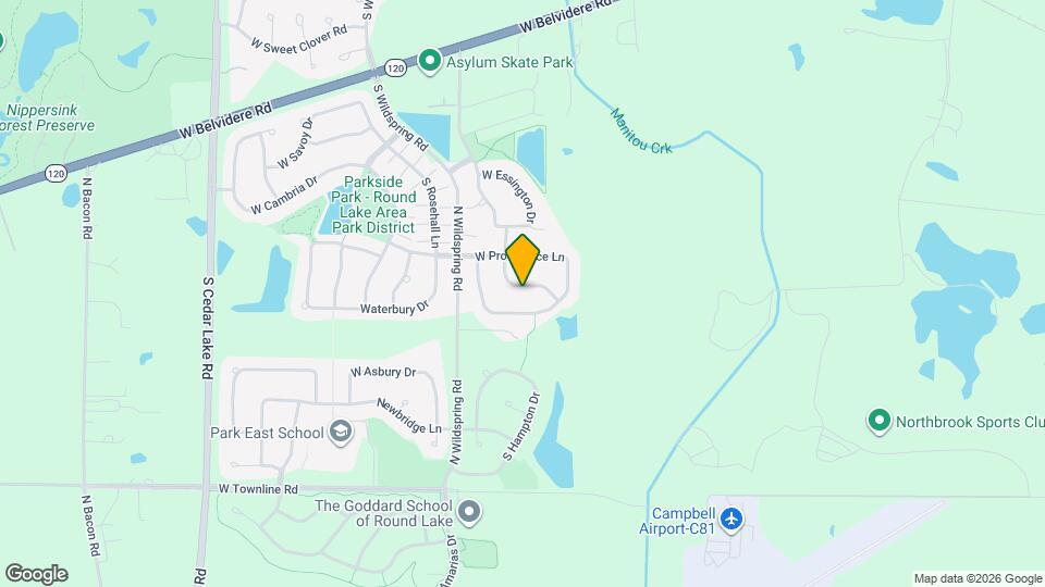 97 W Amberley Drive Map and Location Details