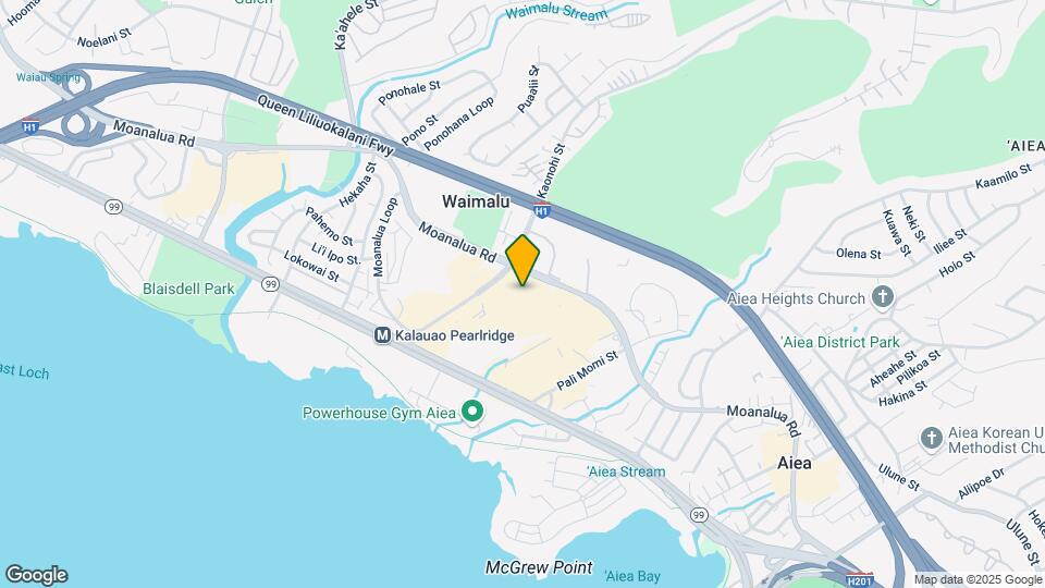 98-1005-1038 Moanalua Rd Map and Location Details