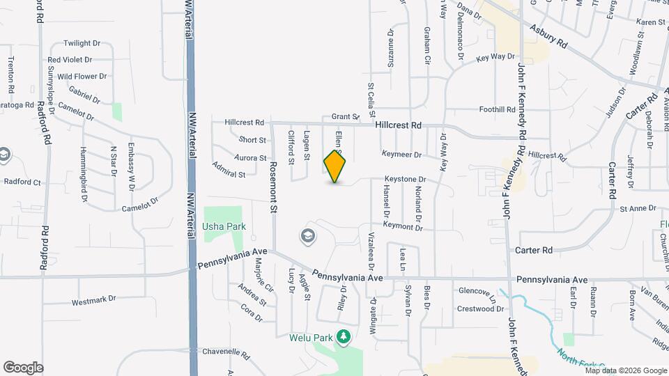 3690 Keystone Dr Map and Location Details