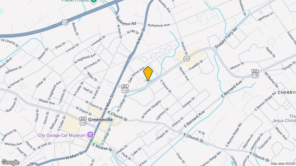 307 Tusculum Blvd Mapa y Detalles de la Ubicación