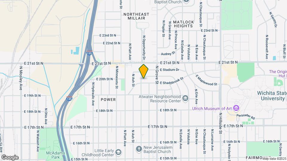 2208 E Shadybrook Ln Map and Location Details