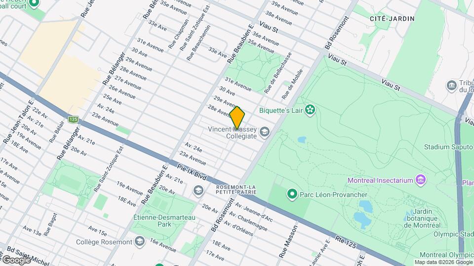 4385 De Bellechasse Rue Map and Location Details