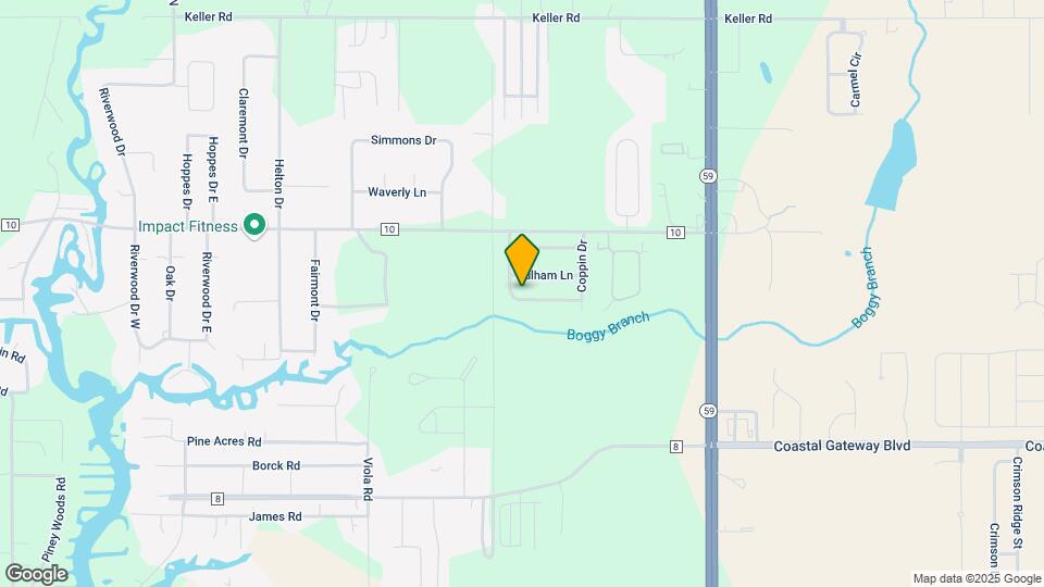 7421 Brompton Dr Map and Location Details