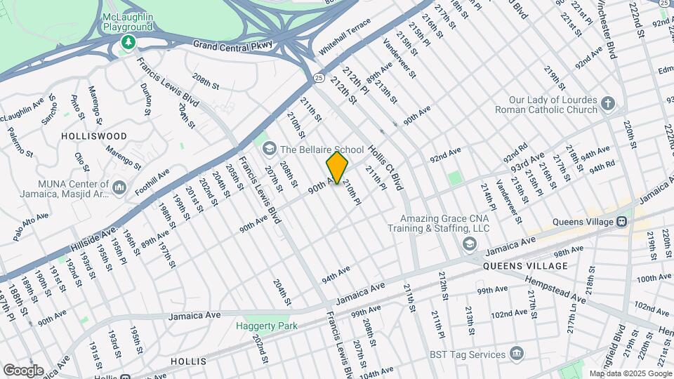 90-19 210th St Map and Location Details