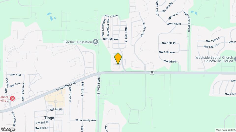 11903 NW 9th Rd Map and Location Details