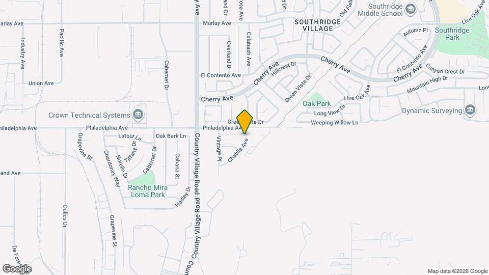 3019 Chablis Ave Mapa y Detalles de la Ubicación