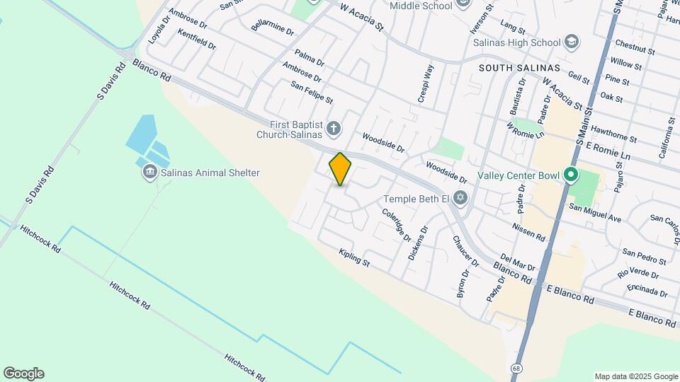 1221 La Canada Way Map and Location Details