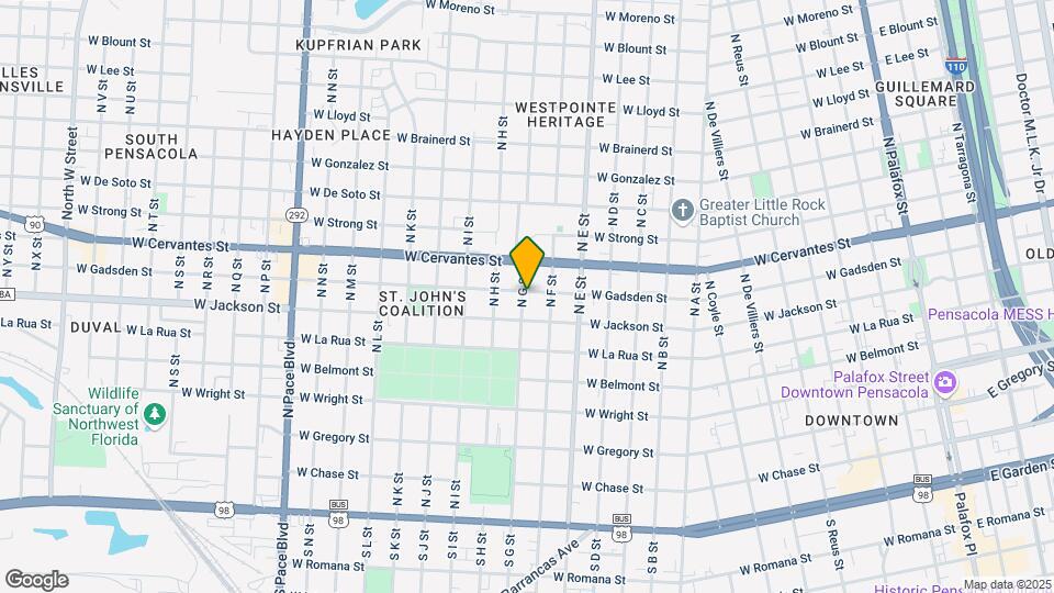 624 N G St Map and Location Details