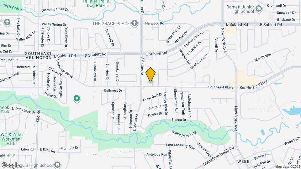 6414 Brookglen Dr Map and Location Details