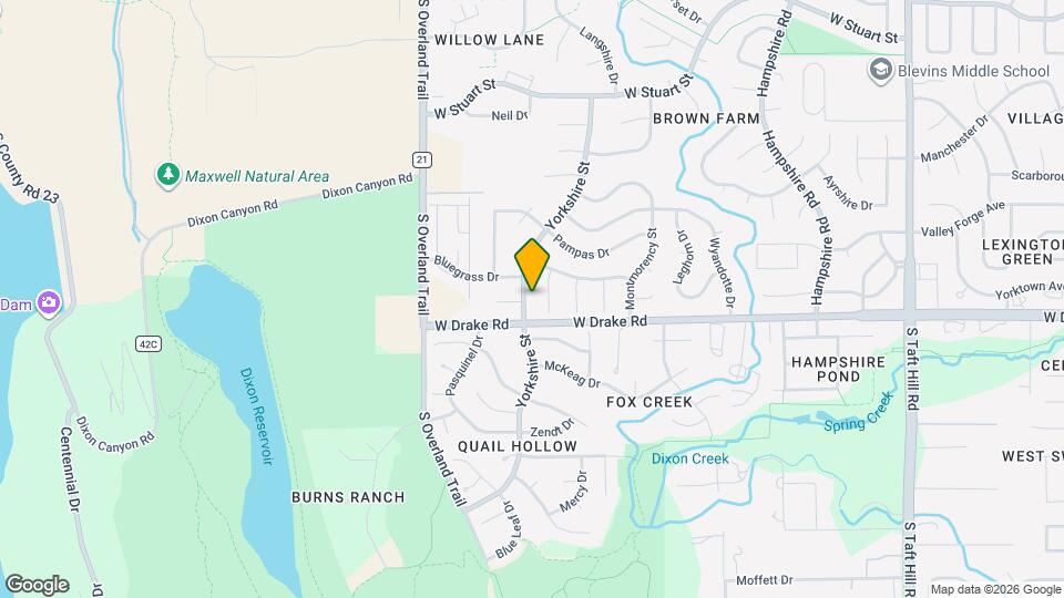 2524 Yorkshire St Map and Location Details