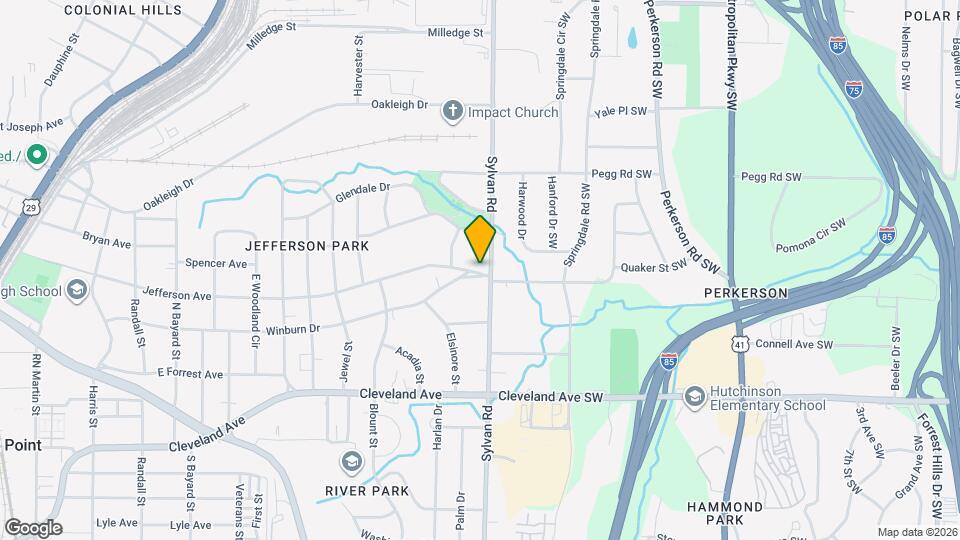 2533 Sylvan Rd Map and Location Details