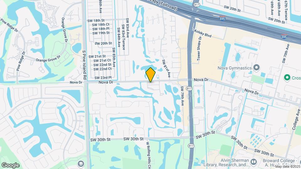 8141 SW 24th Ct Map and Location Details