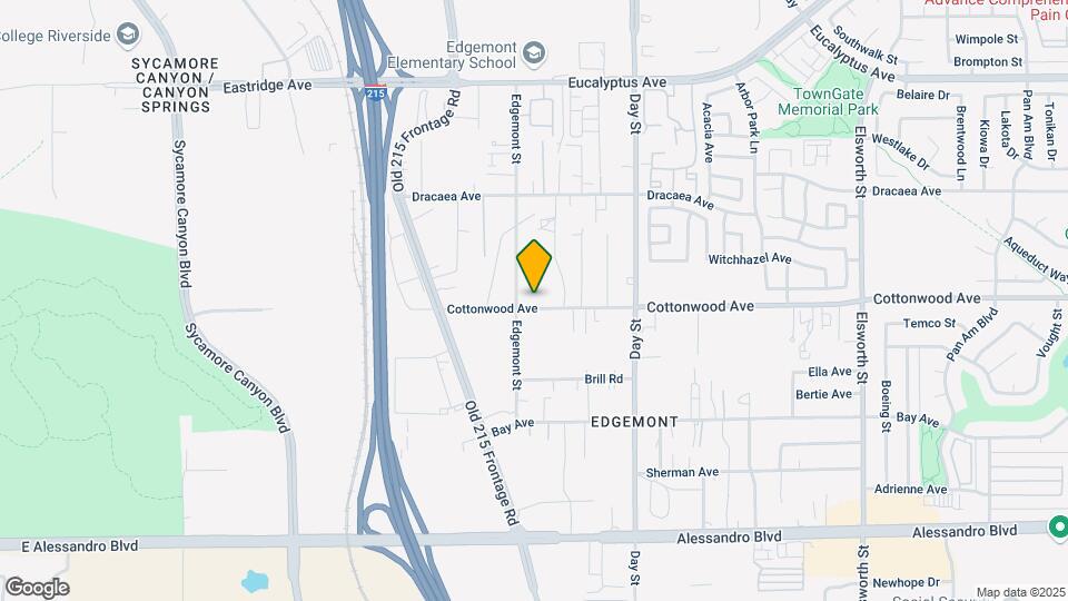 21786 Cottonwood Ave Map and Location Details