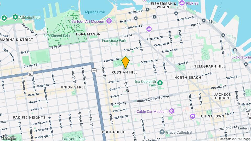2112 Hyde St Map and Location Details