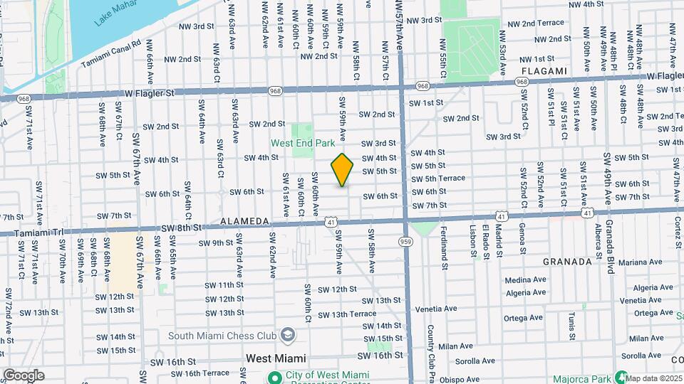 5911 SW 6th St Map and Location Details